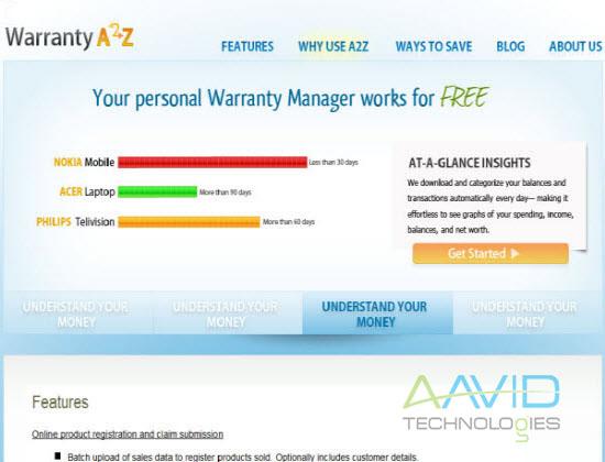 Warranty A to Z