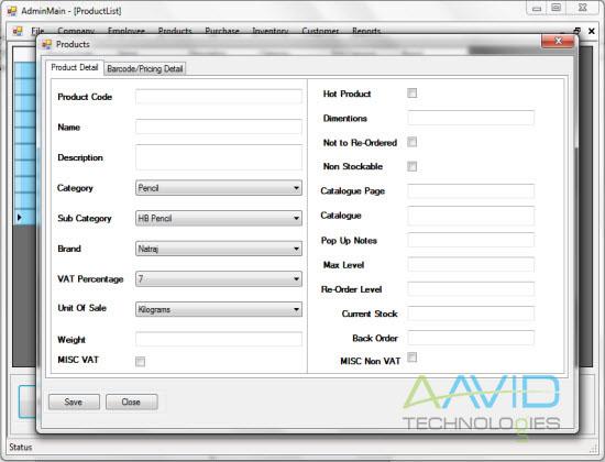 Aavid Technologies POS System