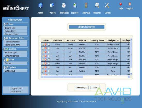 Timesheet Management